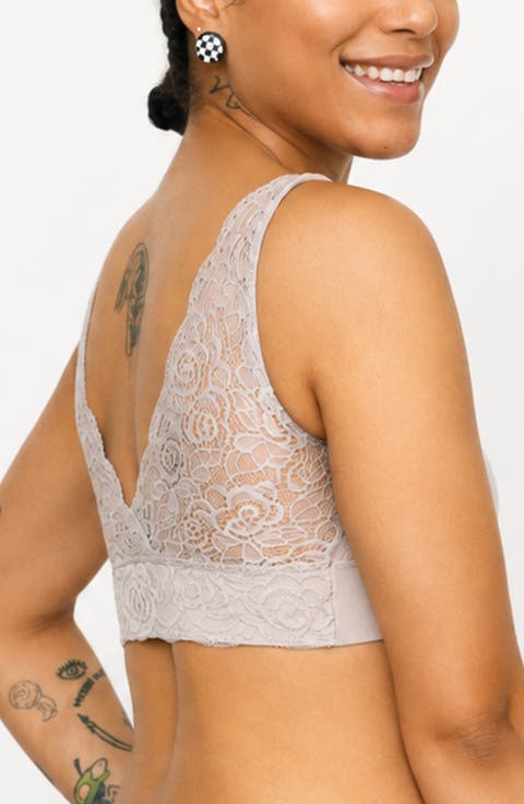 Soft Reversible V Lace Bralette