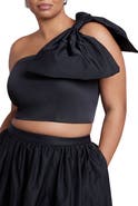ELOQUII Crop Top With Large Bow