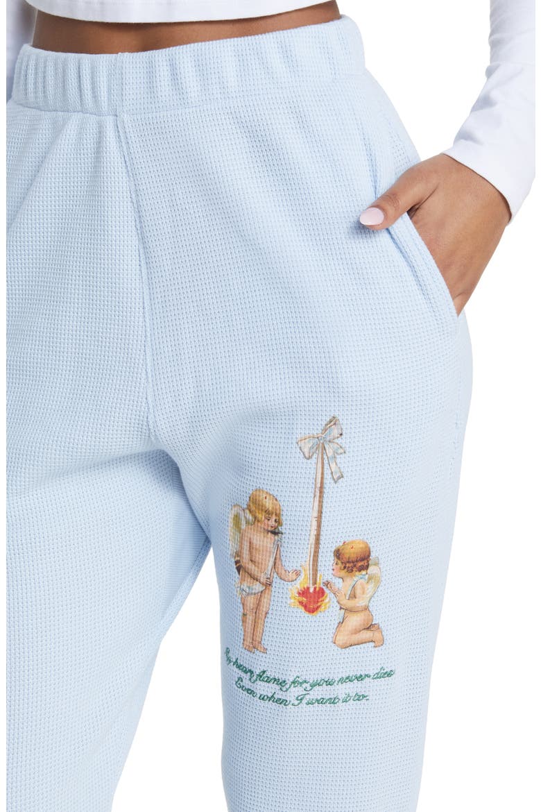 Kindling Thermal Graphic Joggers, Alternate, color, BABY BLUE