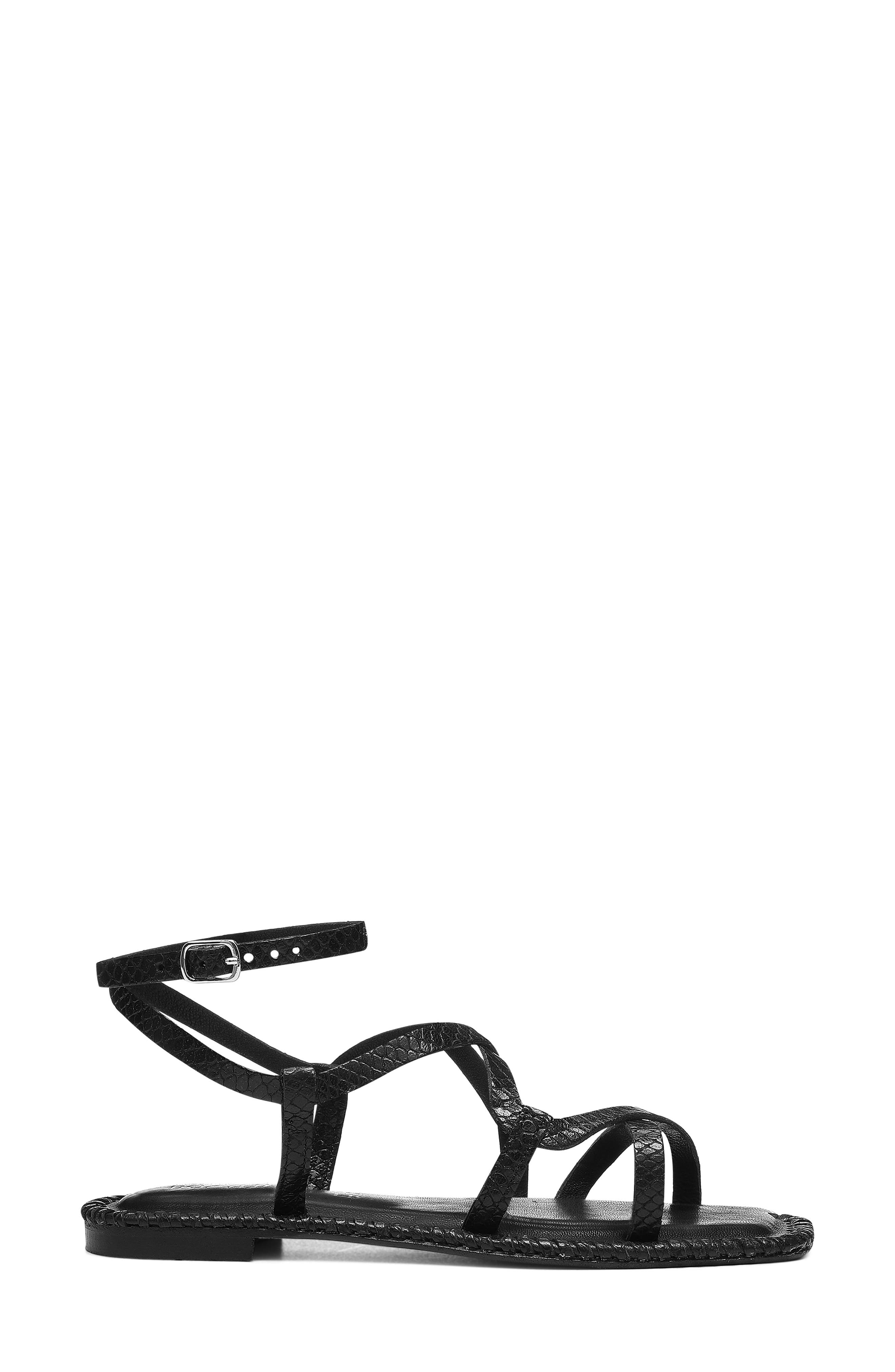 Donald Pliner Emilia Snakeskin Embossed Gladiator Sandal, Alternate, color, 