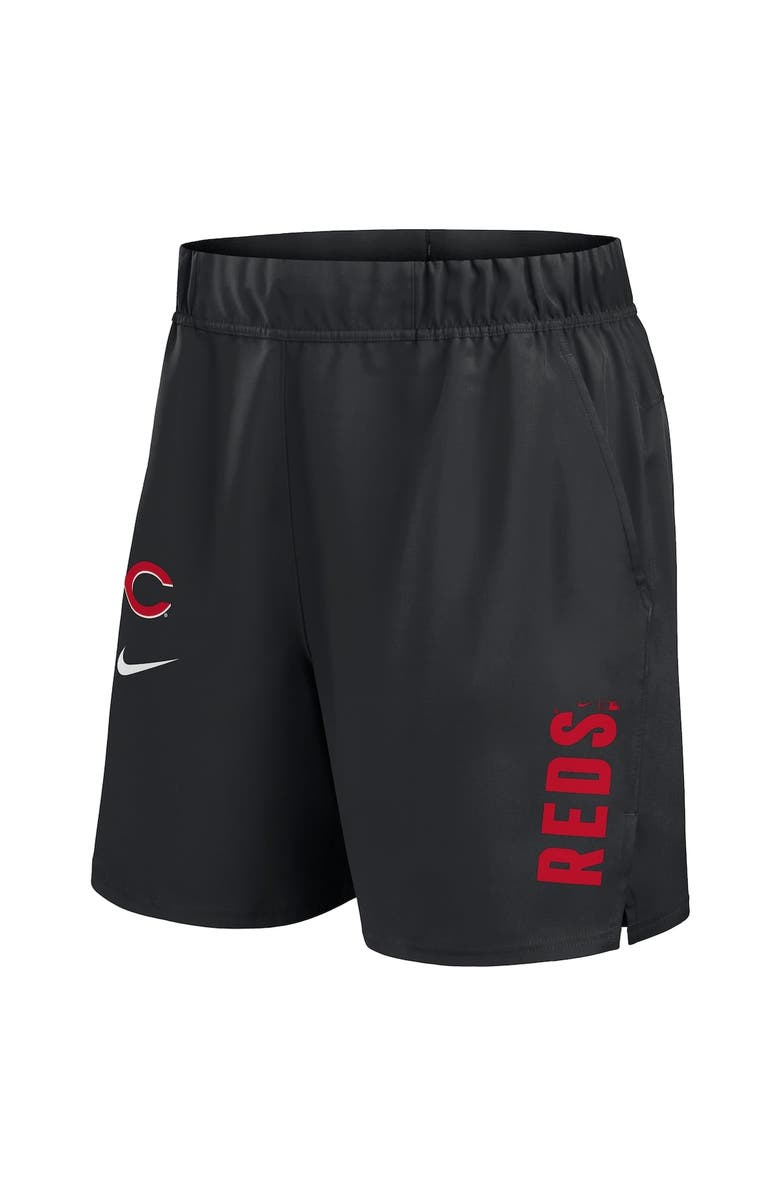 Nike Men's Nike Black Cincinnati Reds Woven Victory Performance Shorts, Alternate, color, Black