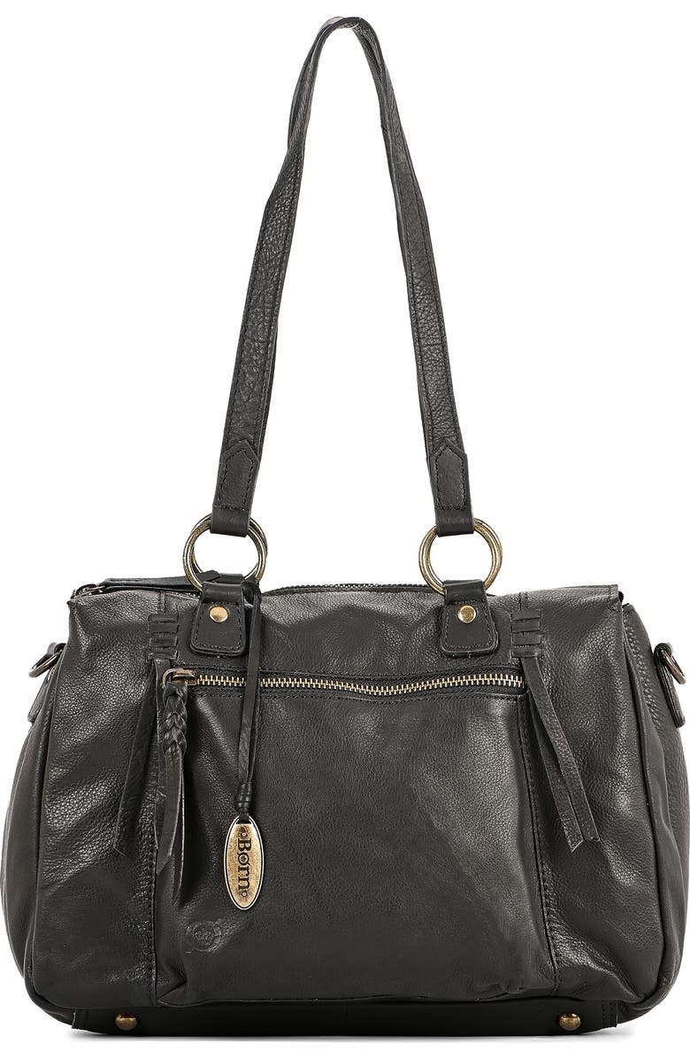 Børn Montauk Leather Satchel, Main, color,