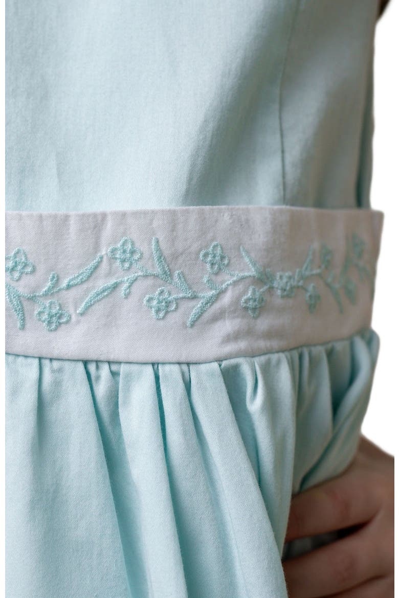 Girls' Organic Sateen Party Dress, Toddler, Alternate, color, Pale Green