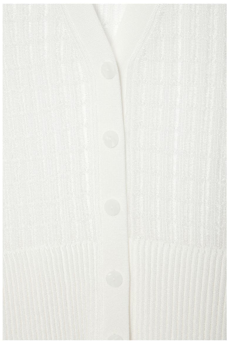 Slim Fit Cardigan, Alternate, color, WHITE LIGHT