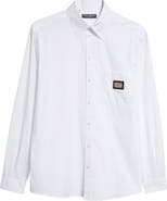 Dolce&Gabbana Essential Martini Fit Cotton Button-Up Shirt