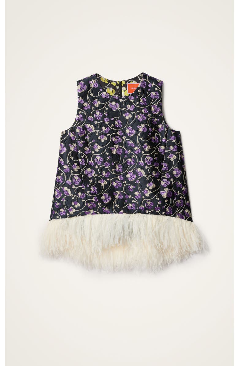 La DoubleJ La Scala Top, Alternate, color, Honeysuckle Jacquard Black