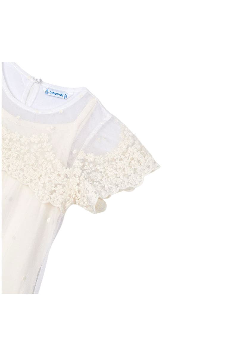 Mayoral Embroidery Dress, Alternate, color, Champagne