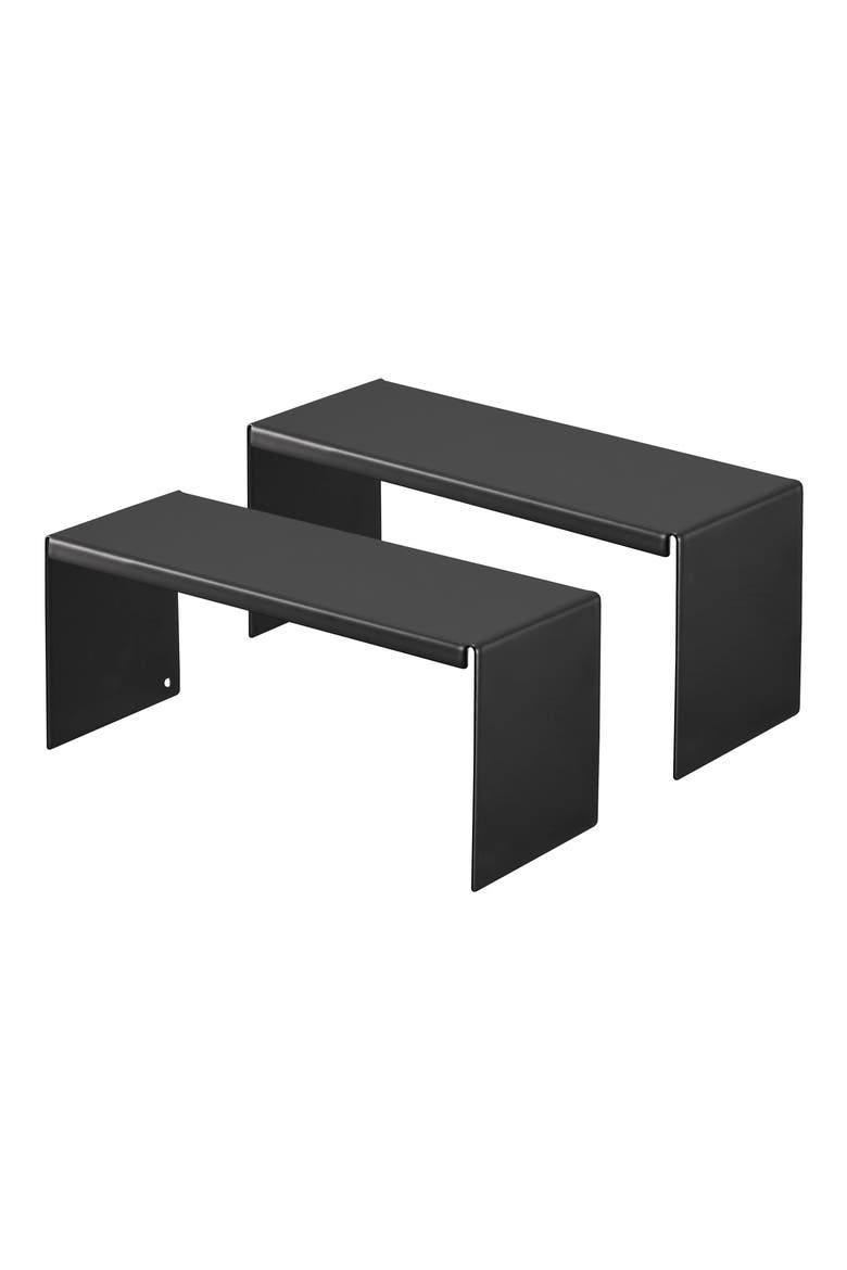 Set of 2 Medicine Cabinet Racks, Main, color, BLACK