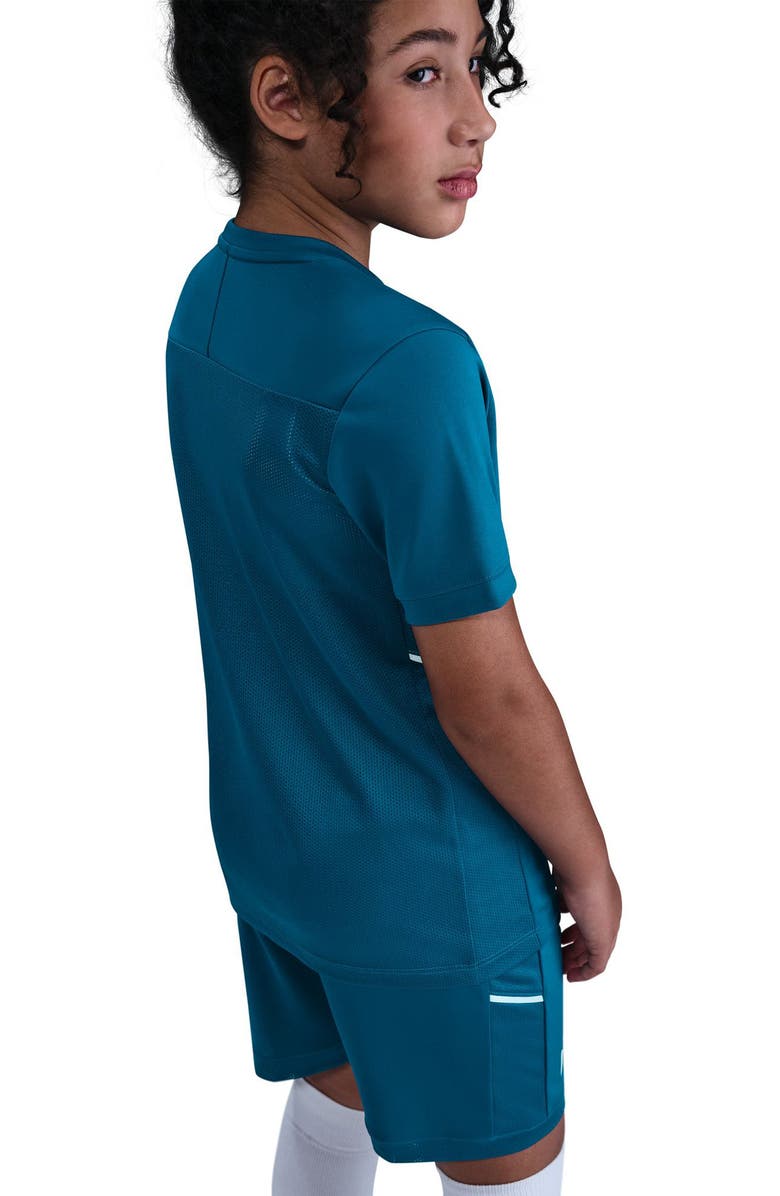 Nike Kids' Kylian Mbappé Academy Dri-FIT Soccer Top, Alternate, color, Green Abyss/ Igloo/ Light Dew