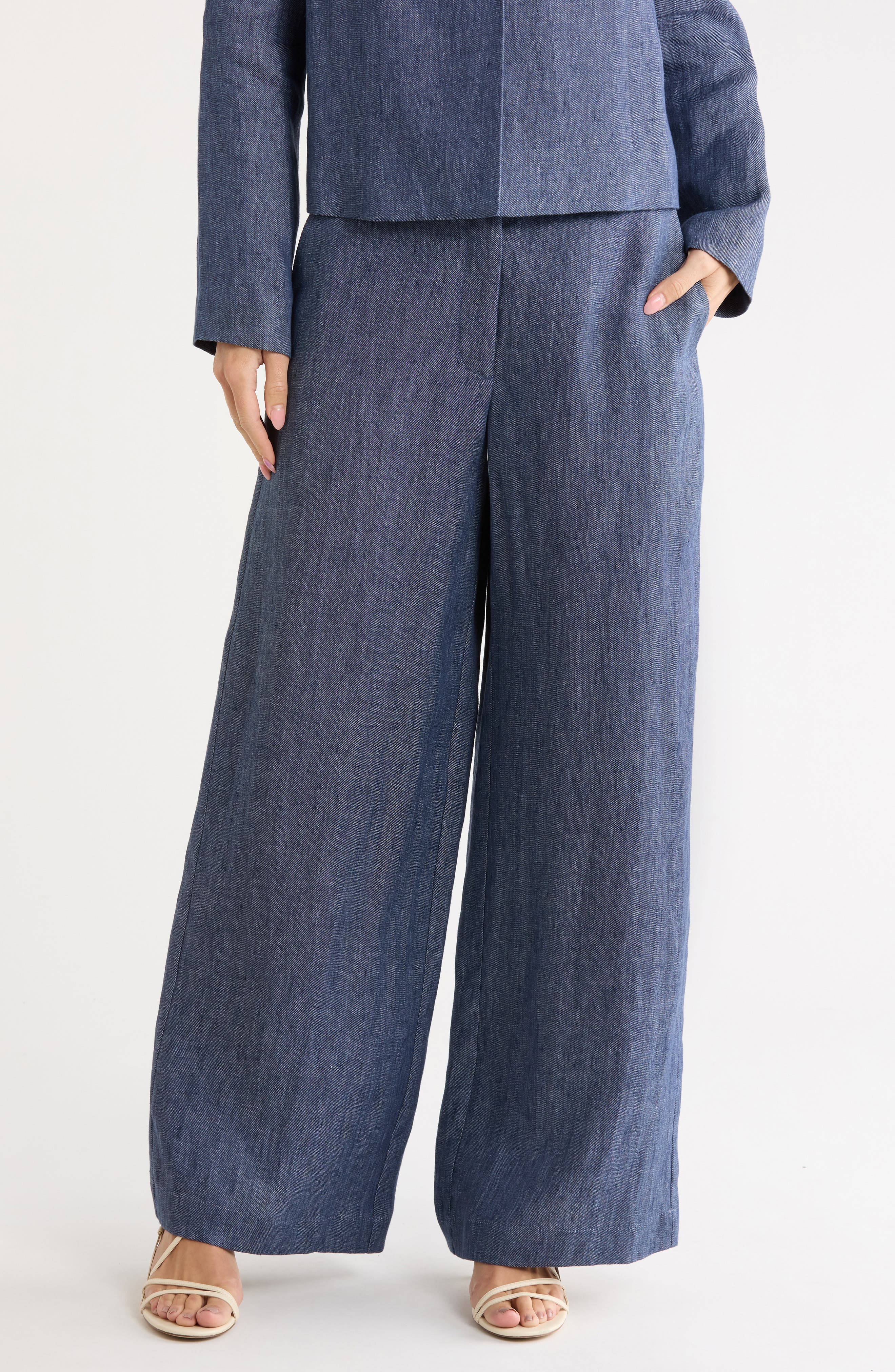 Dylan High Waist Wide Leg Hemp Jeans