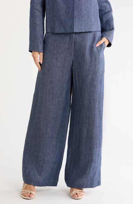 Dylan High Waist Wide Leg Hemp Jeans