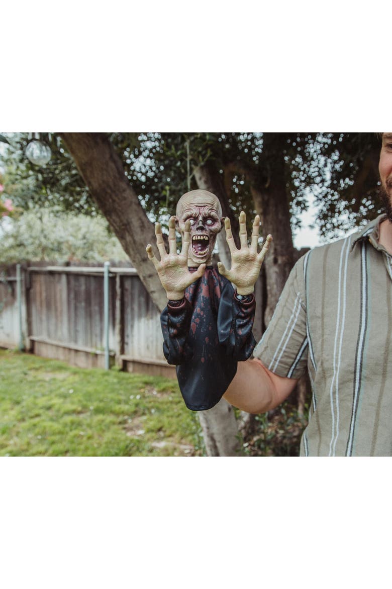 Horror Reachers Zombie 13-Inch Boxing Puppet Toy | Toynk Exclusive, Alternate, color, Black