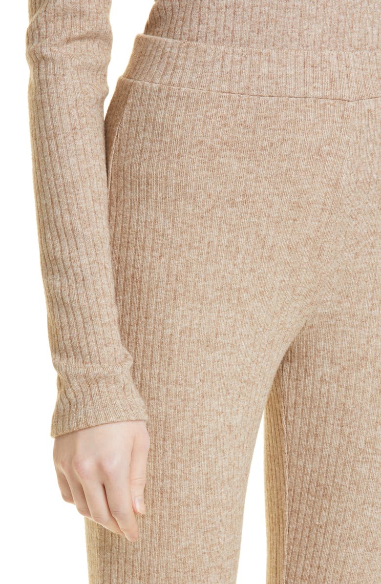 Vince Rib Flare Leg Pants, Alternate, color, 288Hwh-H Wheat