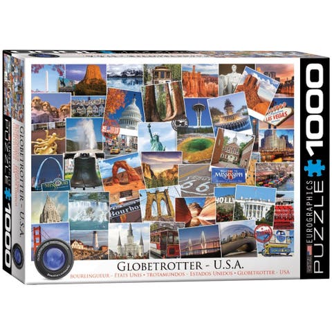 Globetrotter USA 1000 Piece Puzzle