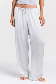 SKIMS Woven Shine Lace Pants