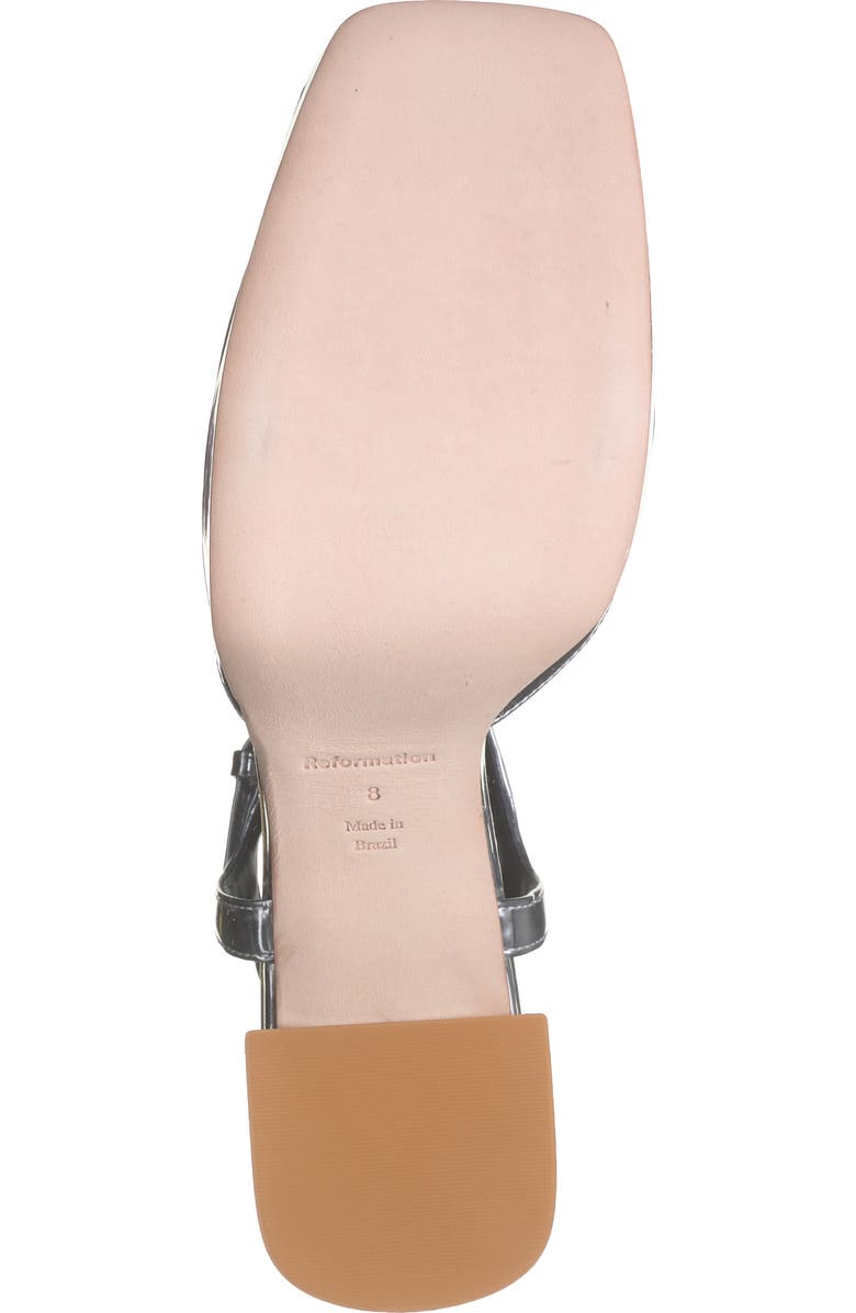 Reformation Marisol Metallic Platform Pump, Alternate, color,