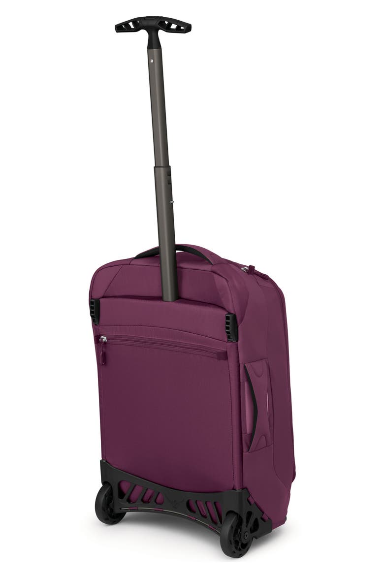Ozone Two-Wheel 40-Liter Carry-On Suitcase, Alternate, color, MOODY BURGUNDY