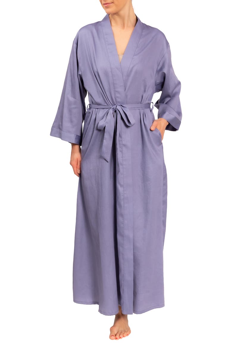 Colette Cotton Robe, Main, color, VIOLET