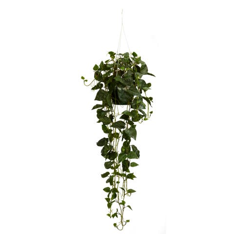 Philodendron Hanging Basket Artificial Plant