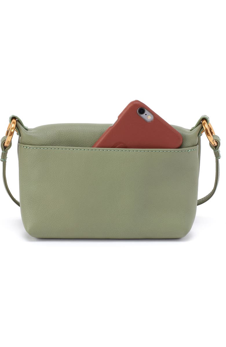 HOBO Run About Leather Crossbody Bag, Alternate, color, Watercress