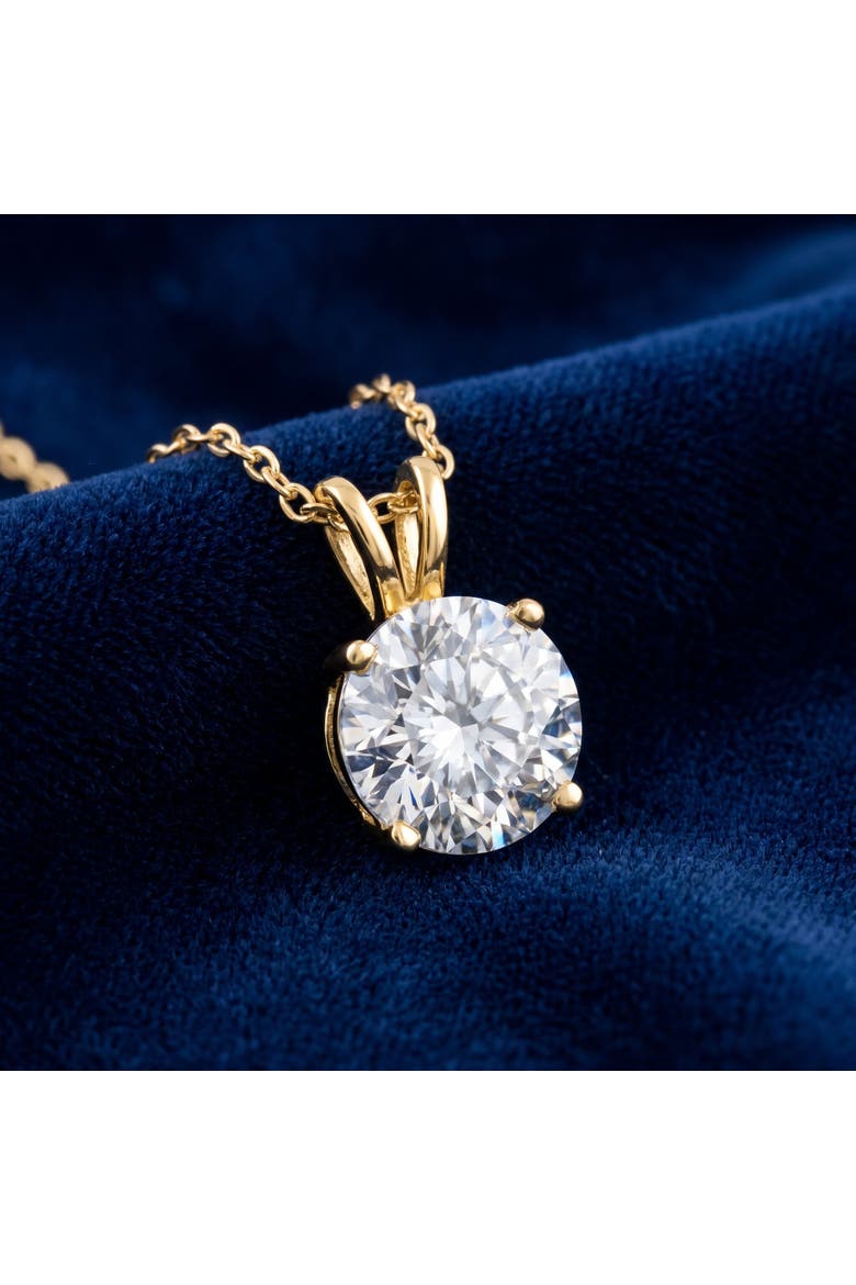 Certified 2 1/2ct Diamond Solitaire Pendant Gold Necklace Lab Grown (gh,vs2-si1), Alternate, color, White Gold