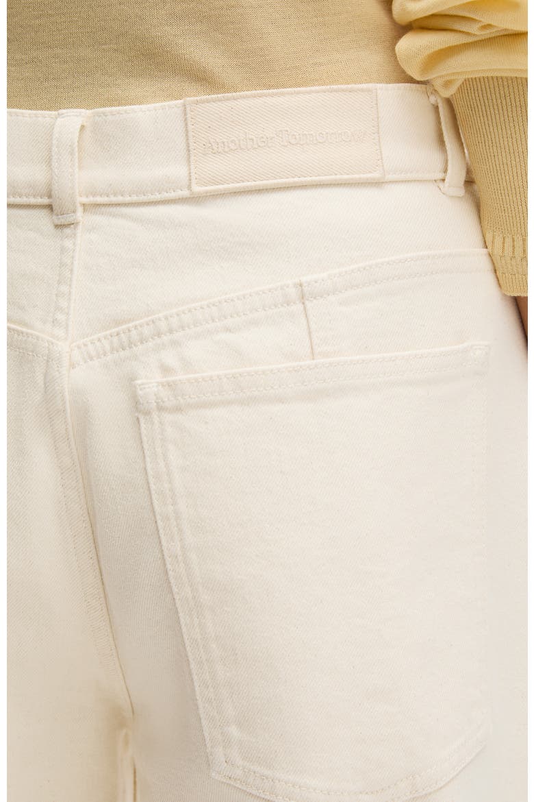 Denim Curved Pant, Alternate, color, Ecru