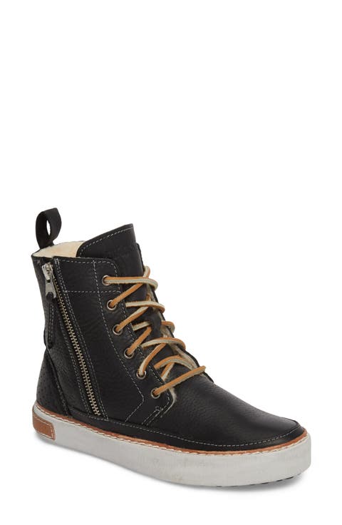 'CW96' Genuine Shearling Lined Sneaker Boot (Women)