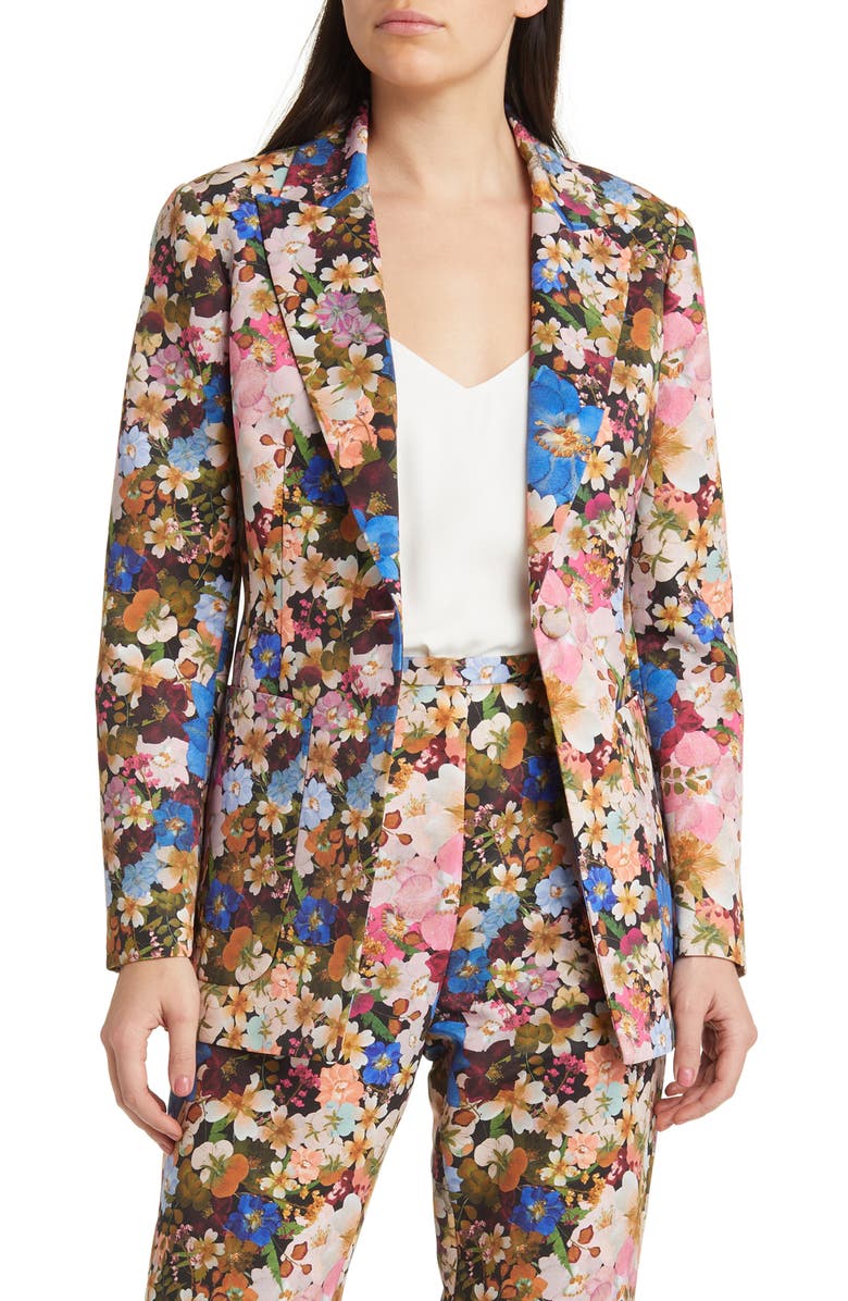 Ted Baker London Madonia Floral Blazer, Main, color, 