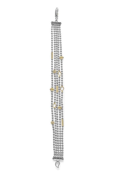 'Caviar Icon' Multistrand Bracelet