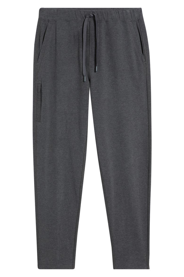 Ace Stretch Cotton French Terry Sweatpants, Alternate, color, CHARCOAL HEATHER