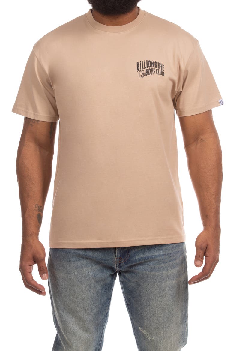 Small Curve Short Sleeve T-Shirt, Main, color, SESAME
