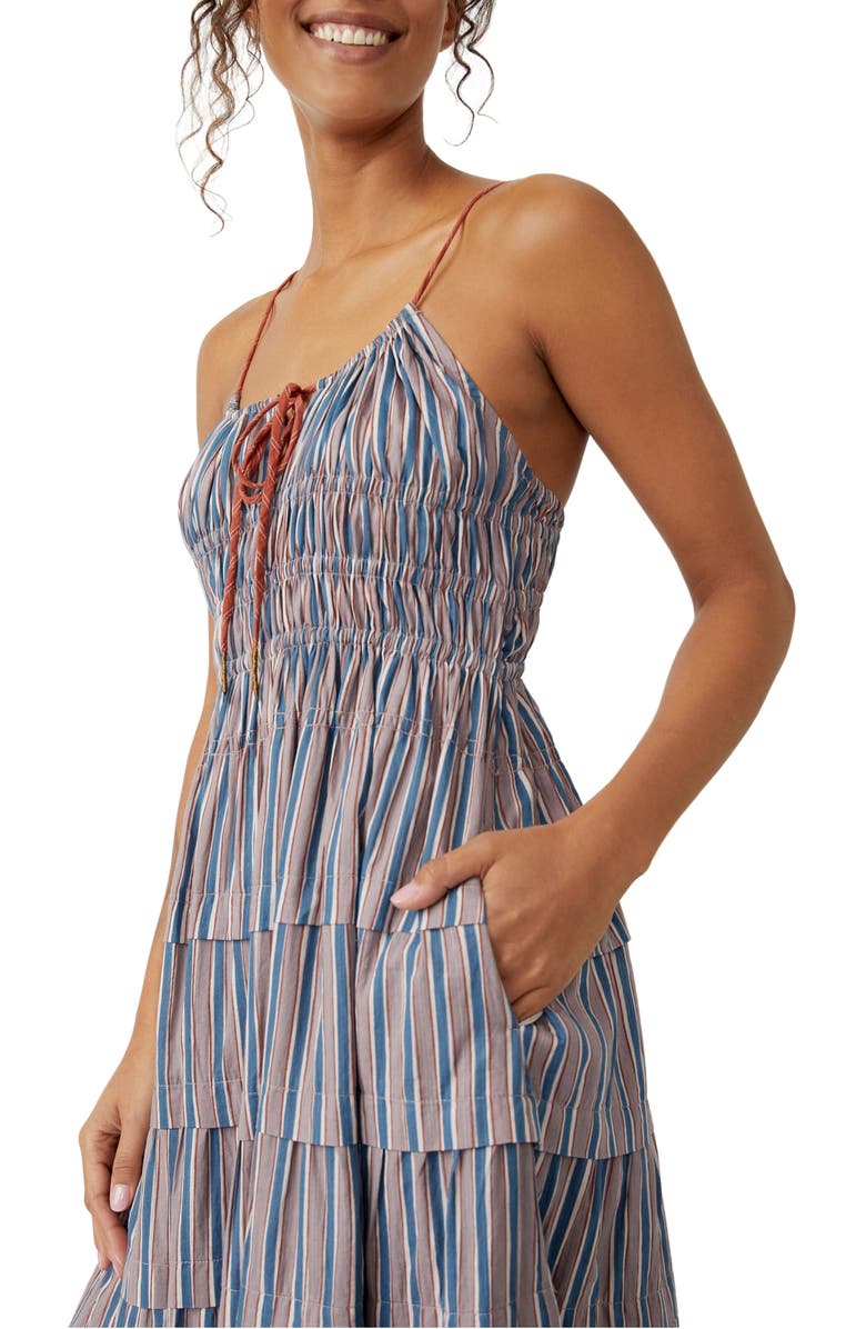 Free People Going Steady Ruffle Sundress, Alternate, color,