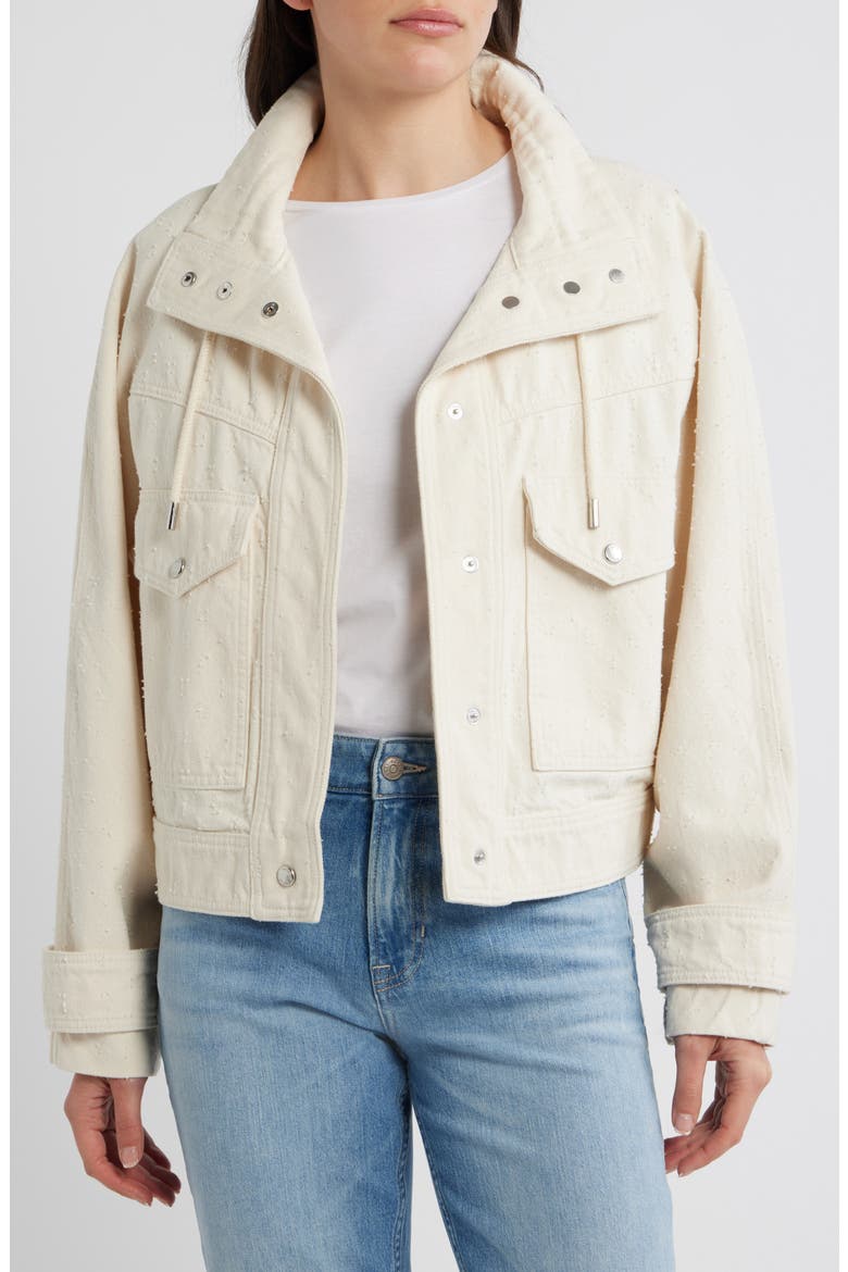 Denim Jacket, Main, color, SOFT CREAM