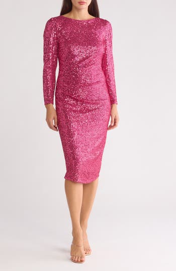 Nanette Lepore Sequined Body Con Dress Nordstromrack