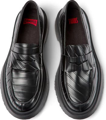 Leather Loafers Camper Twins Women's Shoes Camper Walden