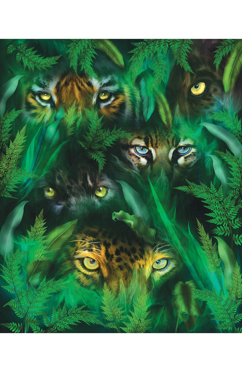 Sunsout Jungle Eyes 1000 piece Jigsaw Puzzle for Adults, Alternate, color, Multicolor