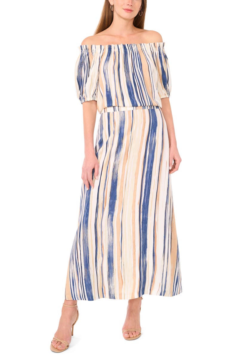 Vince Camuto Off the Shoulder Balloon Sleeve Top, Alternate, color, 