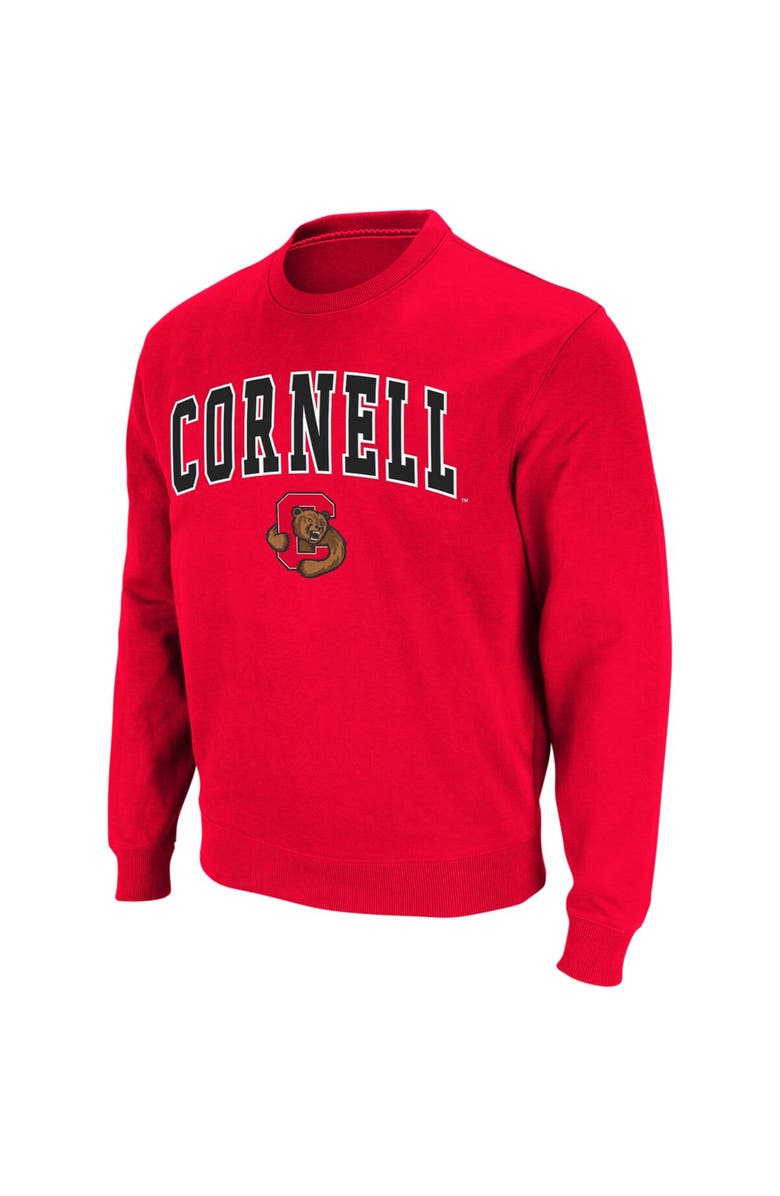 COLOSSEUM Men's Colosseum Red Cornell Big Red Arch & Logo Crew Neck Sweatshirt, Alternate, color,