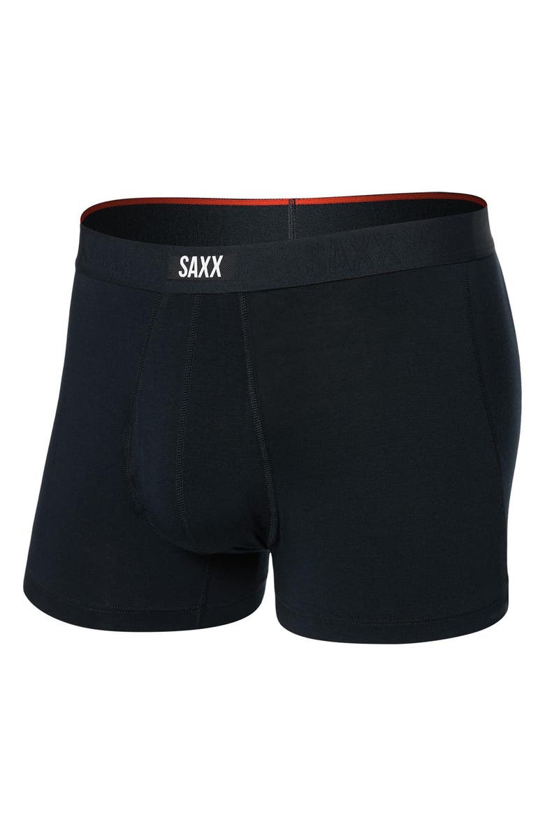 SAXX Vibe Xtra Soft Comfort Trunks, Alternate, color, Black