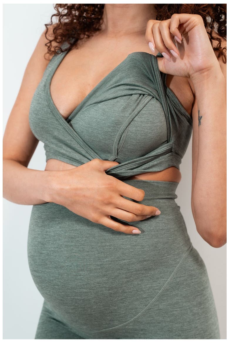 Daydream Maternity Bra, Alternate, color, Spearmint Tea