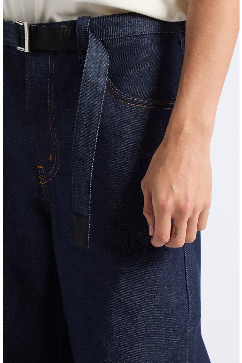 x Levi's® Gender Inclusive Wide Leg Belted Jeans, Alternate, color, INDIGO