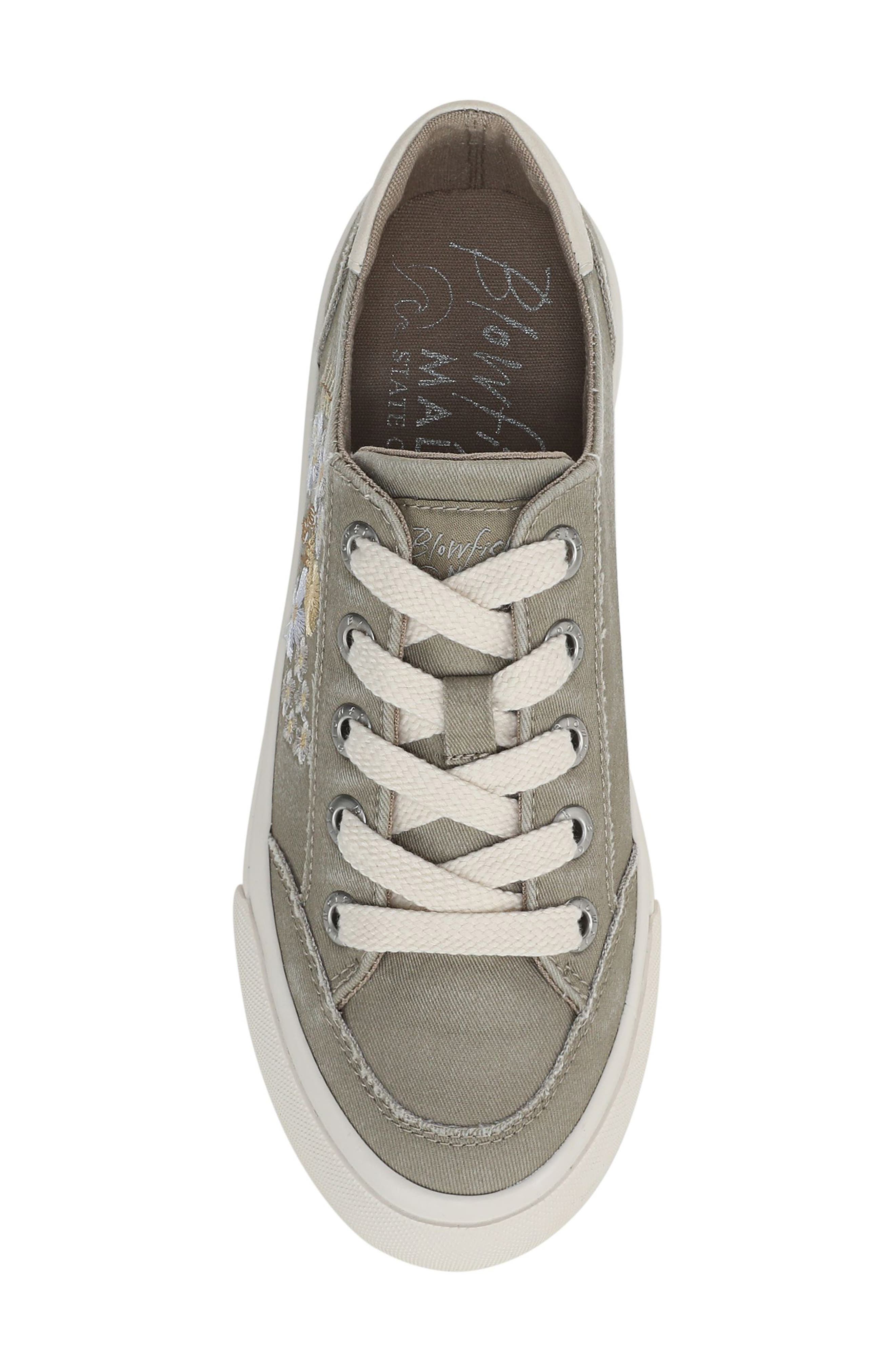 Blowfish Malibu Sadie-Sun 3 Platform Sneaker, Alternate, color, Grey Twill Fabric