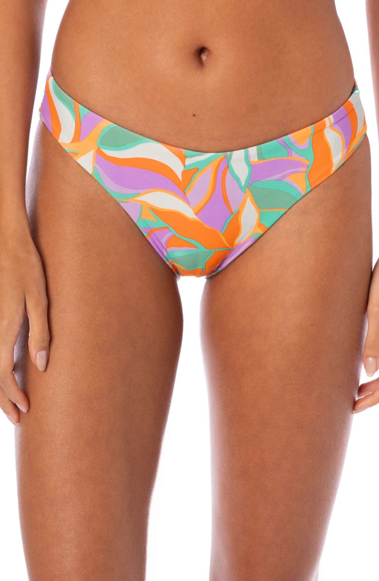 Maaji Urban Oasis Sublimity Reversible Bikini Bottoms, Main, color,
