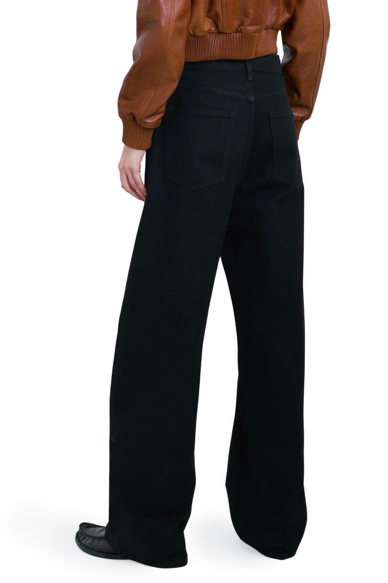 Mid Rise Balloon Jeans, Alternate, color, BLACK DENIM