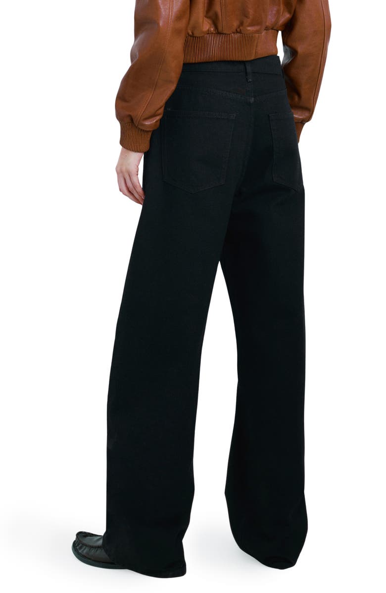 MANGO Mid Rise Balloon Jeans, Alternate, color, Black Denim