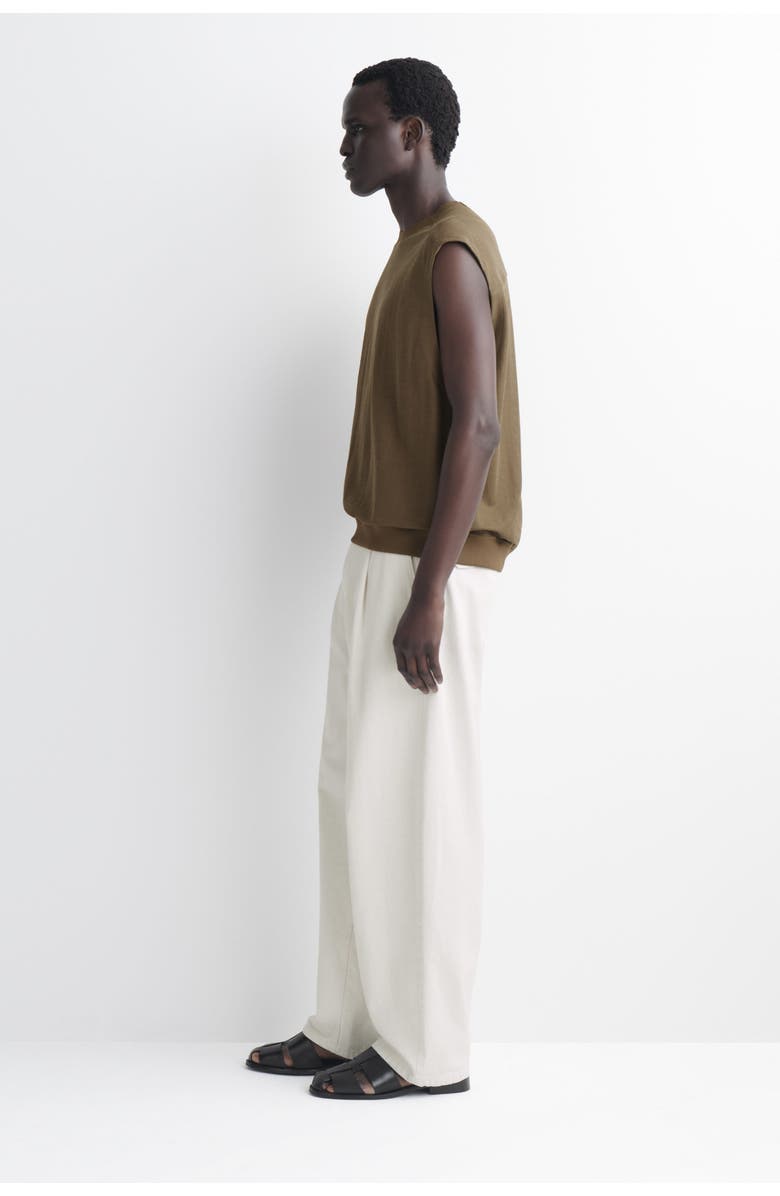 COS Jersey Tank Top, Alternate, color, Dark Khaki