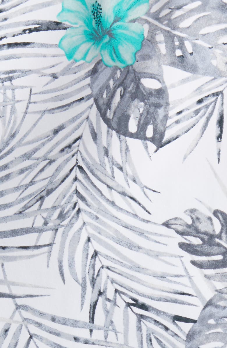 Tommy Bahama Aubrey Frond of You Print Sleeveless Quarter Zip Top, Alternate, color, 