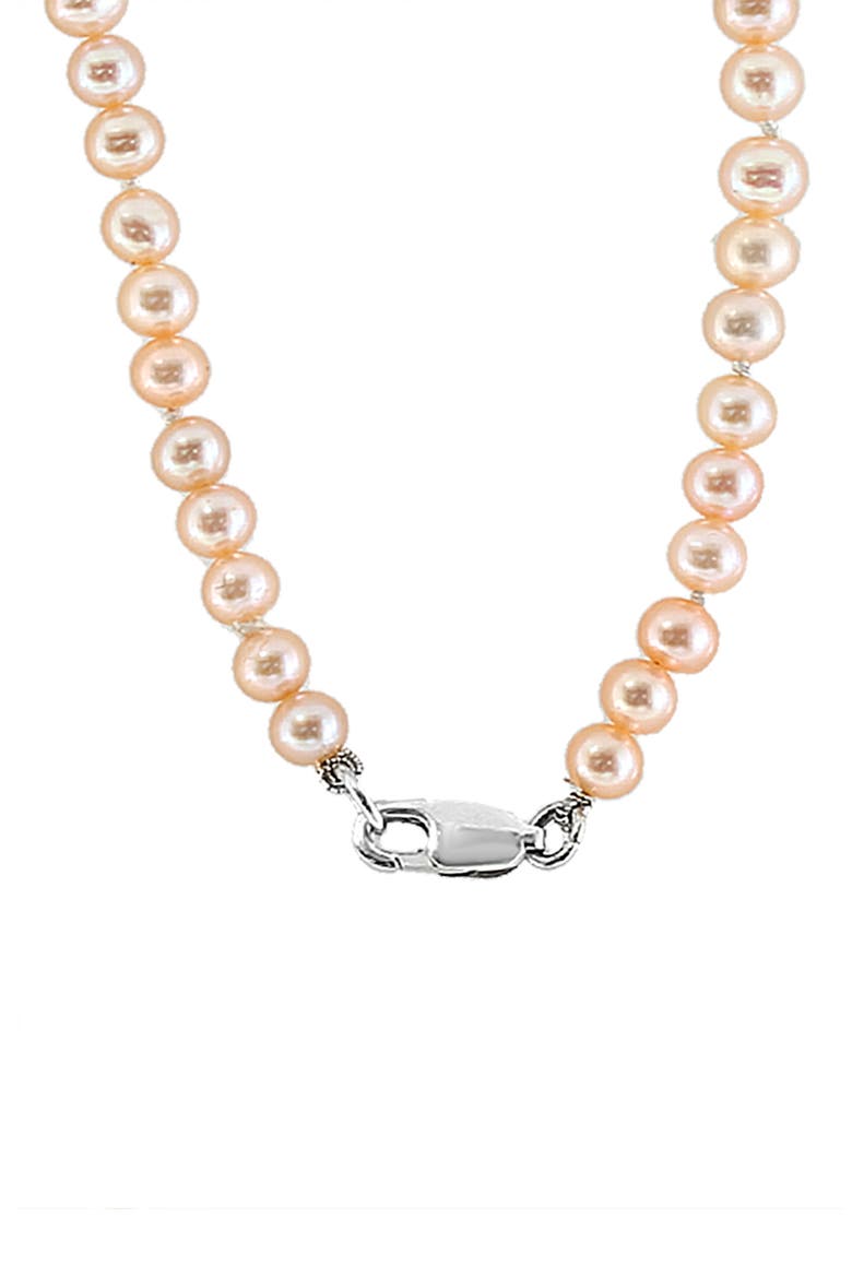 Freshwater Pearl Necklace, Alternate, color, PINK