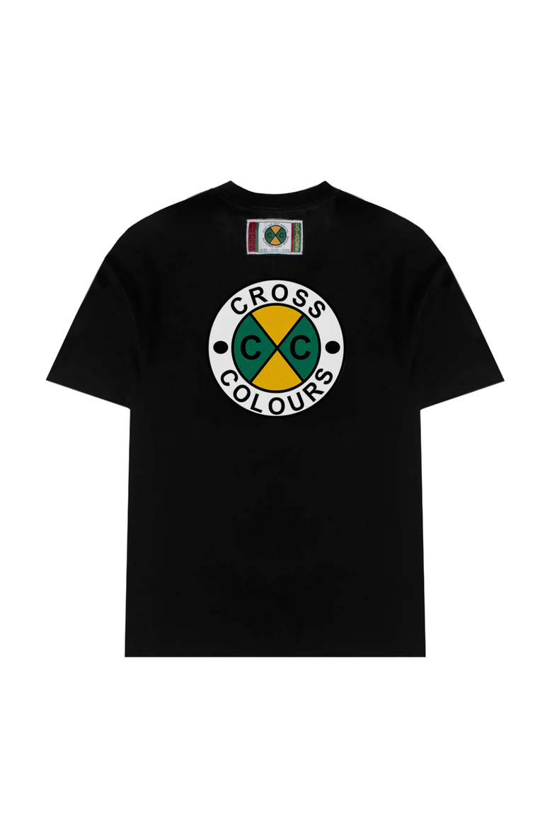 Circle Logo T-Shirt, Alternate, color, Black