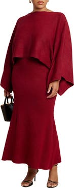 ELOQUII Sweater Maxi Skirt